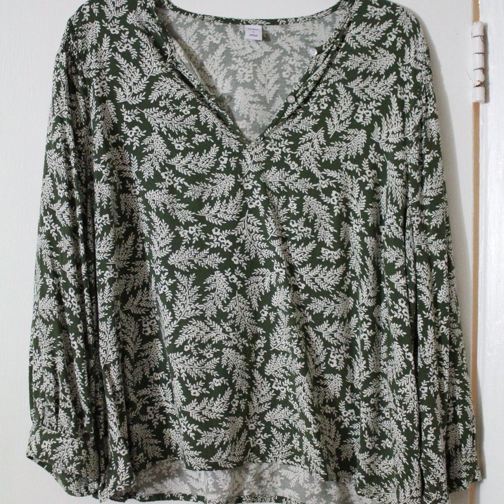 Split Neck Blouse